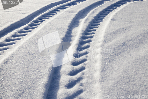 Image of road in winter