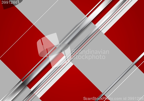 Image of Minimal tech metallic corporate background