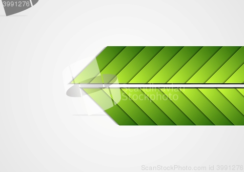 Image of Green arrows abstract corporate background