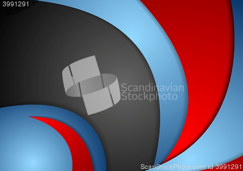 Image of Abstract wavy corporate background