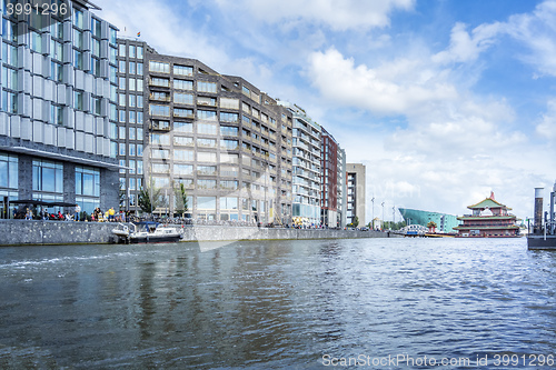 Image of Amsterdam by boat