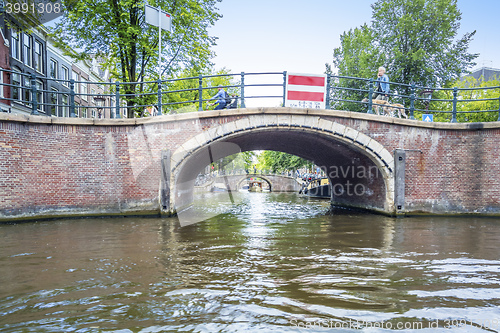 Image of Amsterdam by boat