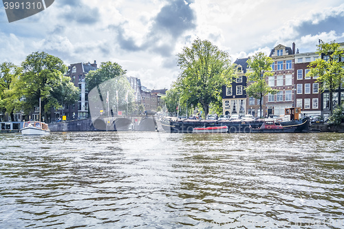 Image of Amsterdam by boat