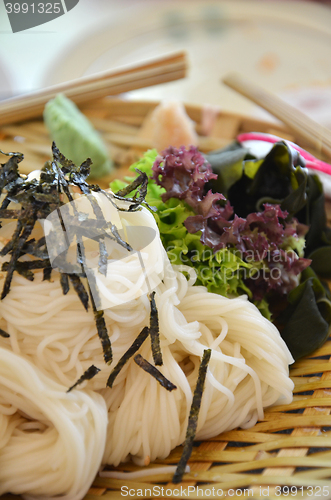 Image of Somen, fine wheat noodles 