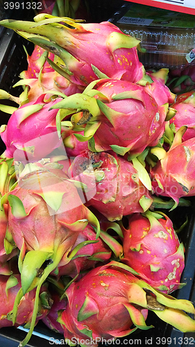 Image of Thai Dragon fruit at the market