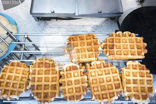 Image of typical waffles in the netherlands