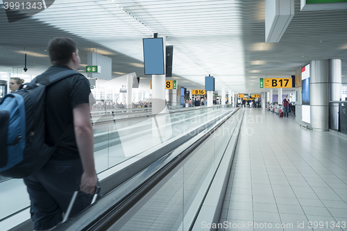 Image of airport gates scenery 