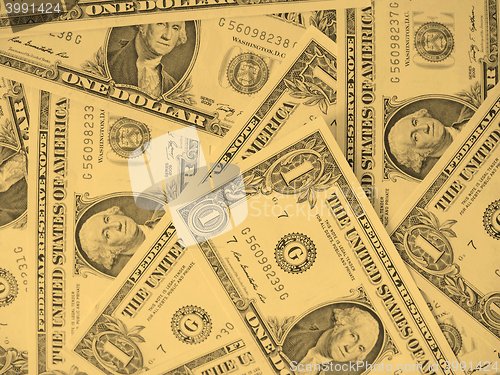 Image of Dollar notes 1 Dollar - vintage