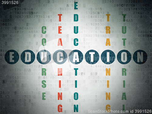 Image of Education concept: Education in Crossword Puzzle