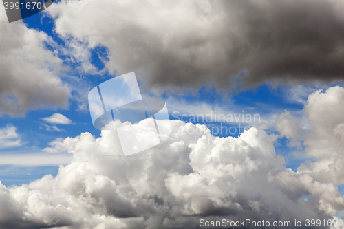 Image of photographed the sky with clouds
