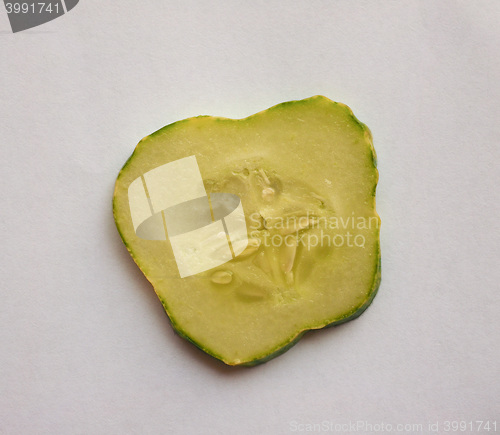 Image of Sliced Cucumber vegetable