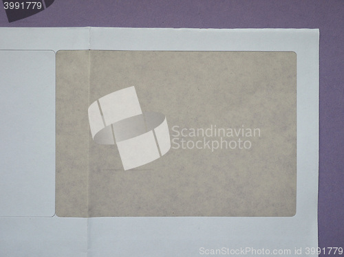 Image of White paper label