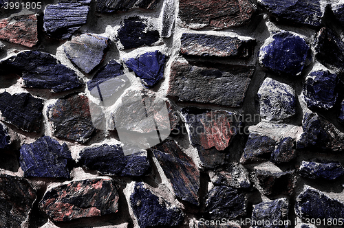 Image of The texture in the form of a wall of colored quartz