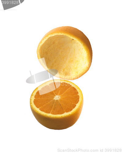 Image of two halfs of orange