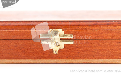 Image of vintage wooden chest
