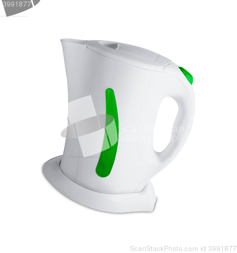 Image of Electric kettle isolated on white background