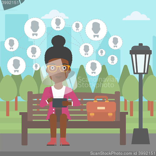 Image of Social media network.