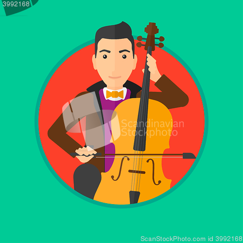 Image of Man playing cello.