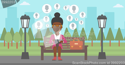 Image of Social media network.