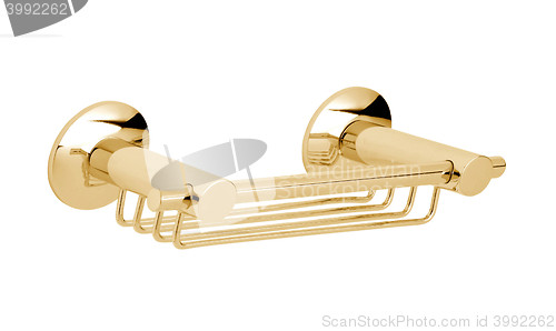 Image of gold Metal hanger