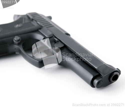 Image of gun close up isolated