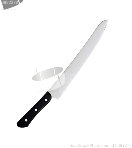 Image of Kitchen knife on a white background