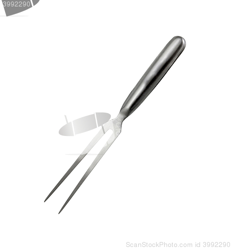 Image of meat fork isolated