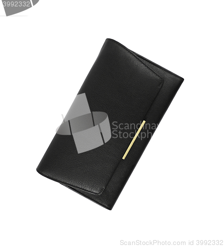 Image of Womens Black Wallet isolated