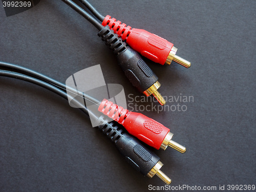 Image of Audio cable with phono (RCA) connector