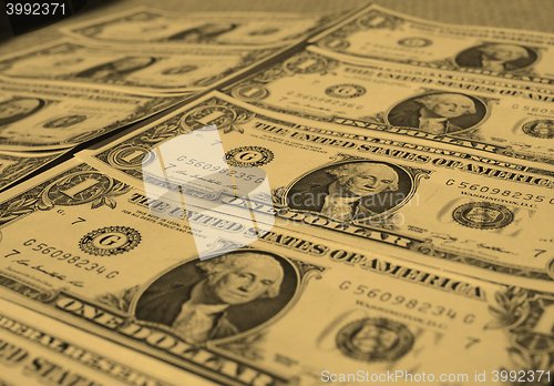 Image of Dollar notes 1 Dollar - vintage