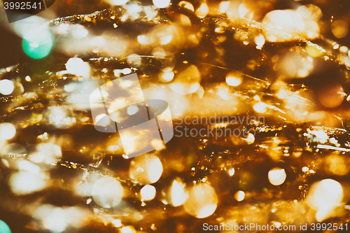 Image of Abstract background of Christmas tree lights