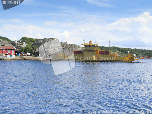 Image of Ferry on sweden westcoast