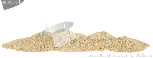 Image of sand dunes isolated