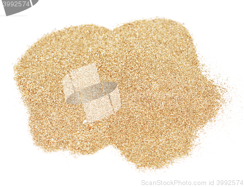 Image of sand on white