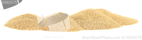 Image of sand dunes isolated