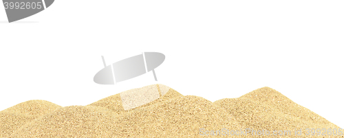 Image of sand dunes isolated