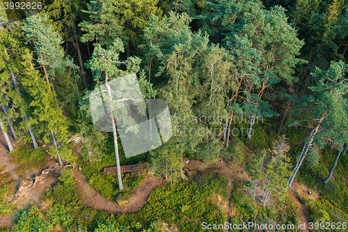 Image of view from lookout U Jakuba to forest