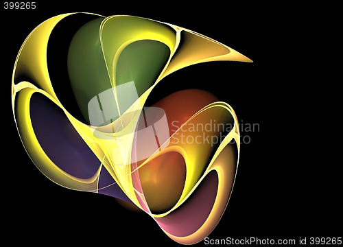 Image of Fancy colorful shape