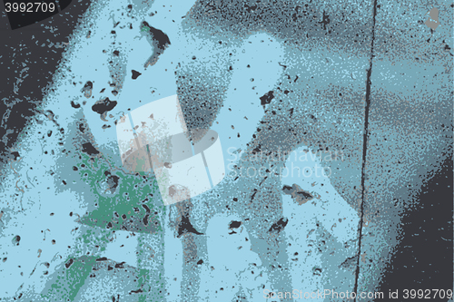 Image of old paint wall vector illustration