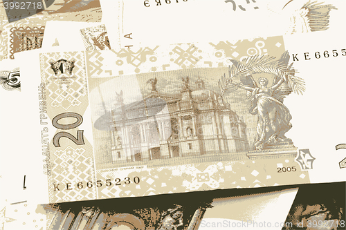 Image of european money vector illustration