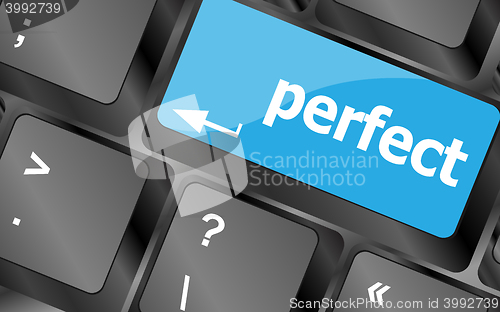 Image of perfect, keyboard with computer key button. Keyboard keys icon button vector