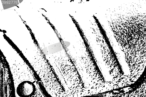 Image of Grunge white and black wall background. Vector illustration.
