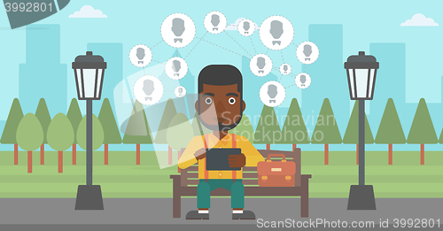 Image of Social media network.