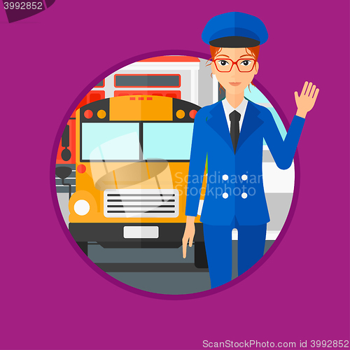 Image of School bus driver.