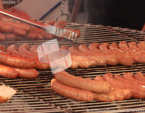 Image of Sausages on grill