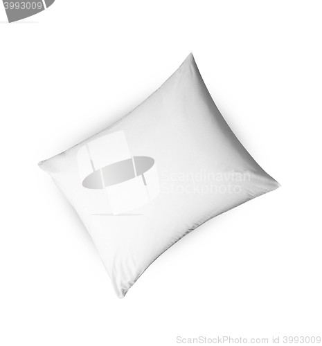 Image of close up of a pillow isolated