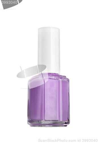 Image of Isolated purple Nail Polish dripping