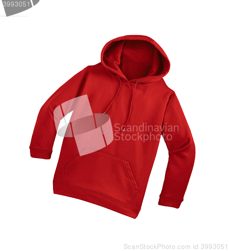 Image of red sweater isolated