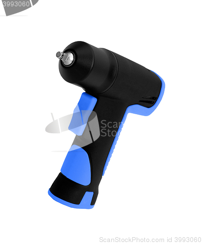 Image of electric screwdriver isolated