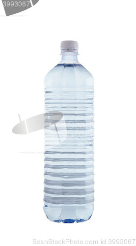 Image of Bottled water isolated over a white background